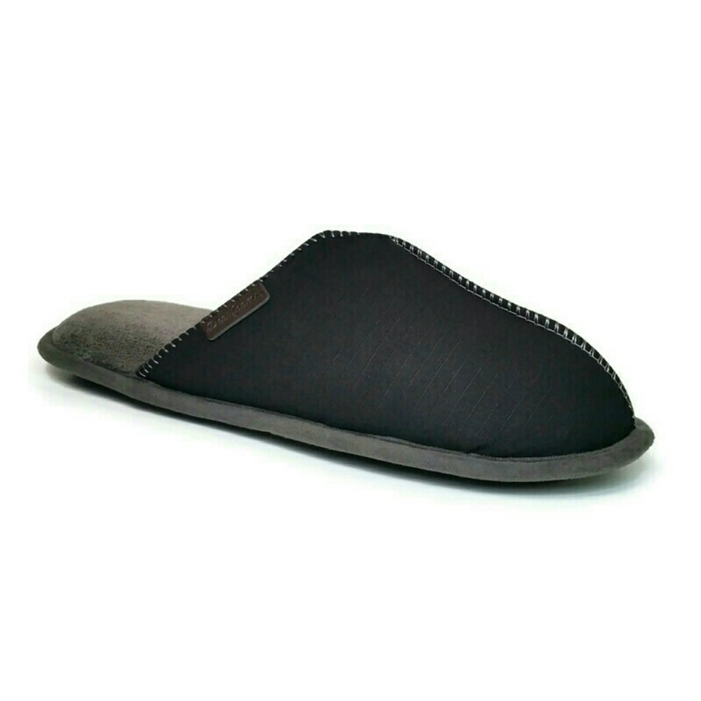 Dearfoams STITCH Fabric Closed Toe Slip On Slipper